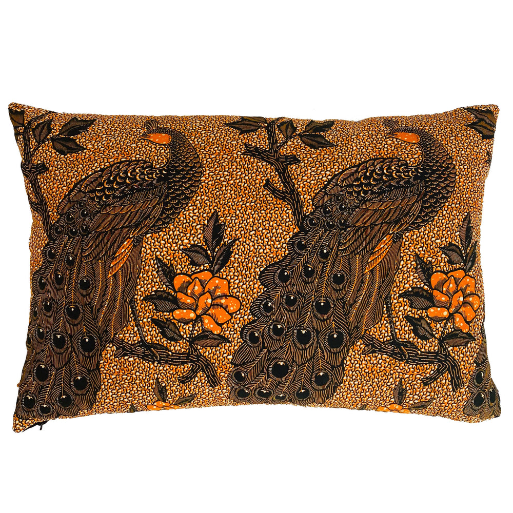 Idah peacock orange kingsize pude 60x90 cm