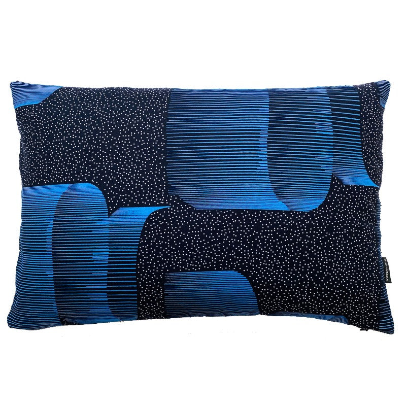 Iki exponential blue pude 40x60 cm