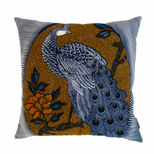 Isolo pude peacock stripe 50x50 cm - mumutane